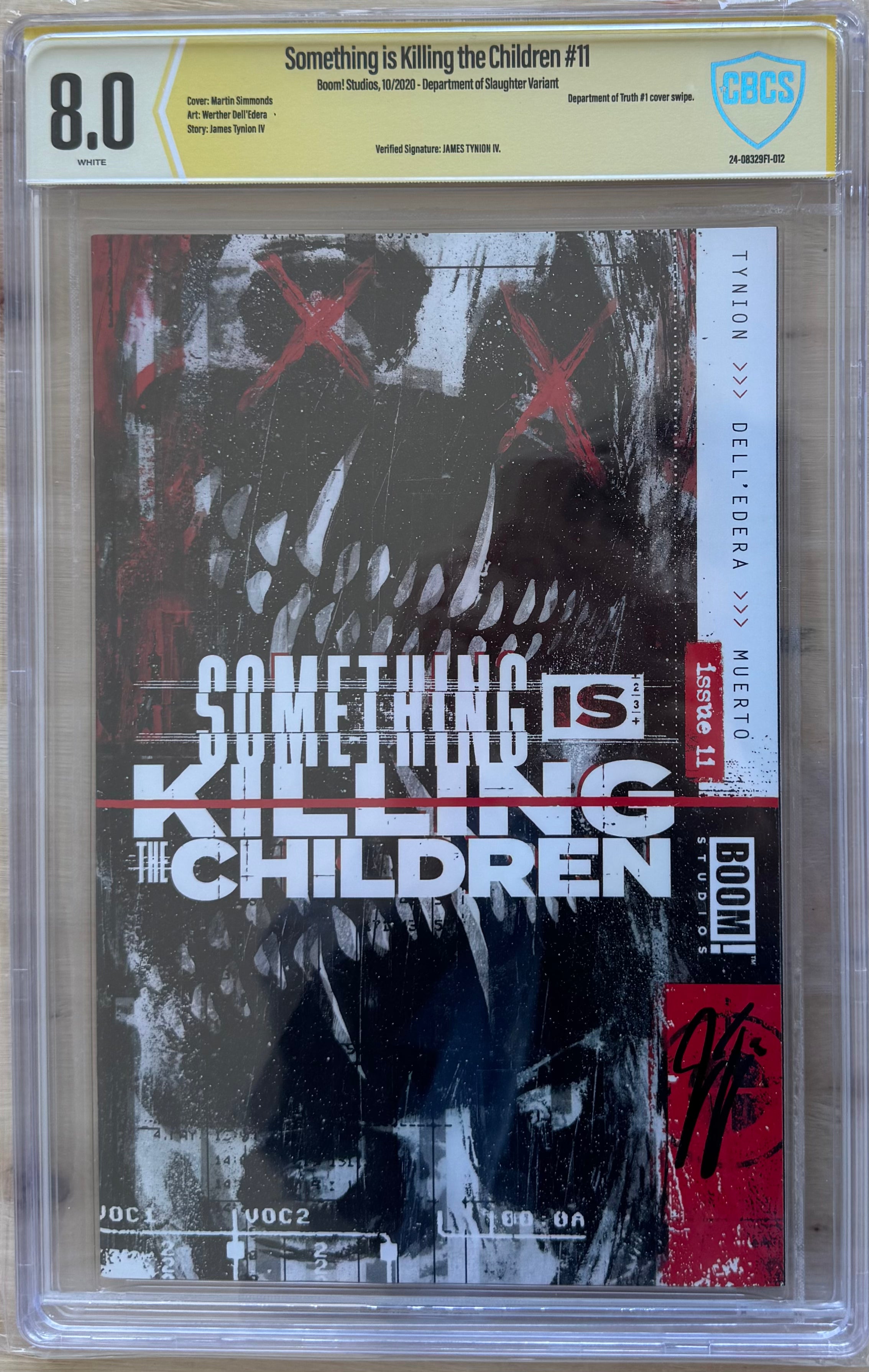 Something is Killing the Children #11 Slaughter Variant signed by JAMES TYNION IV. CBCS 8.0
