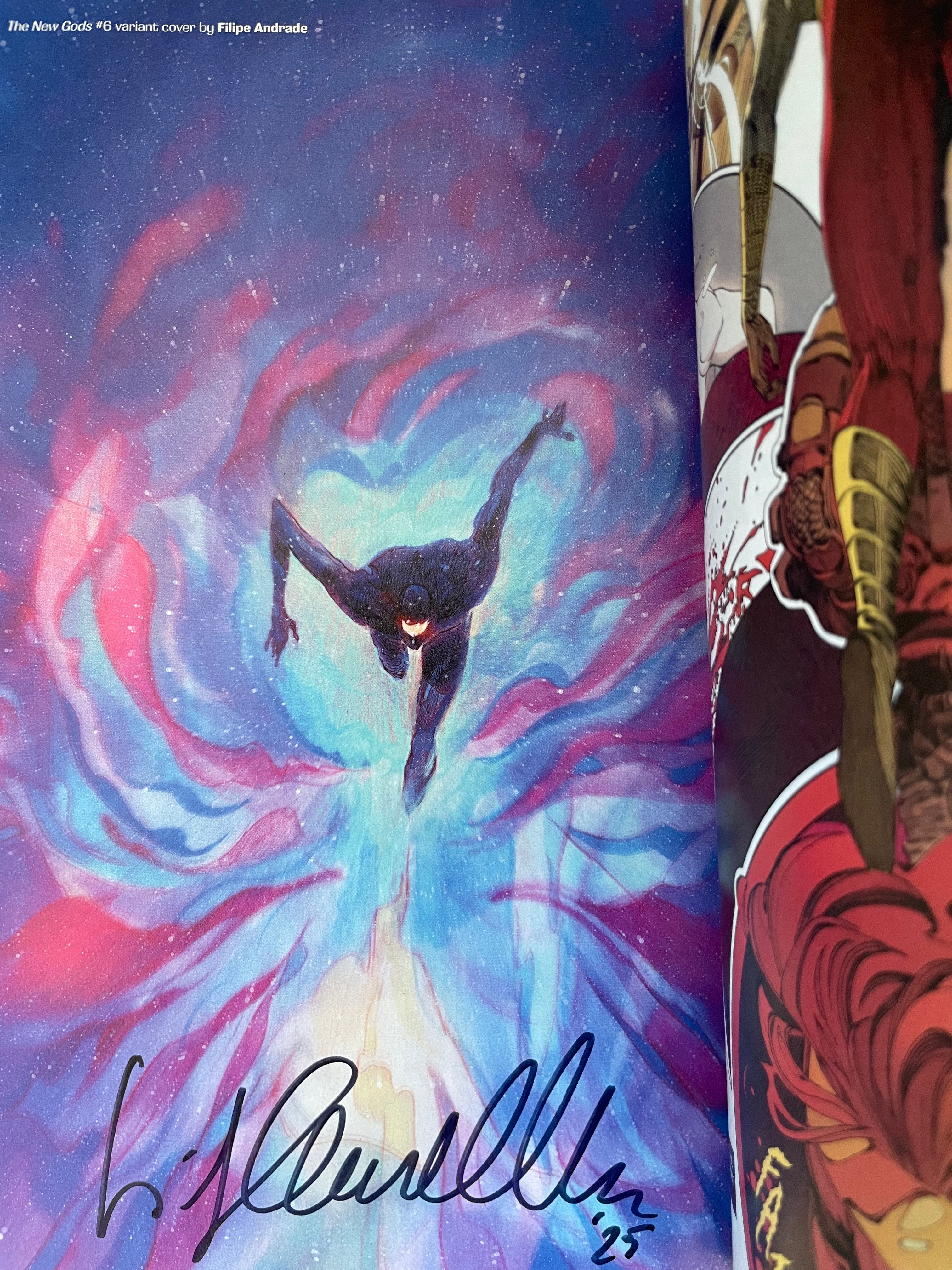 New Gods TP Vol 01 The Falling Sky - Signed by Filipe Andrade
