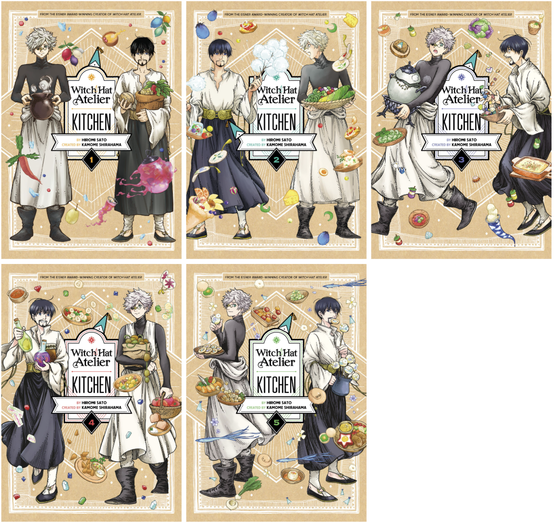 Witch Hat Atelier Kitchen Bundle Volumes 1-5