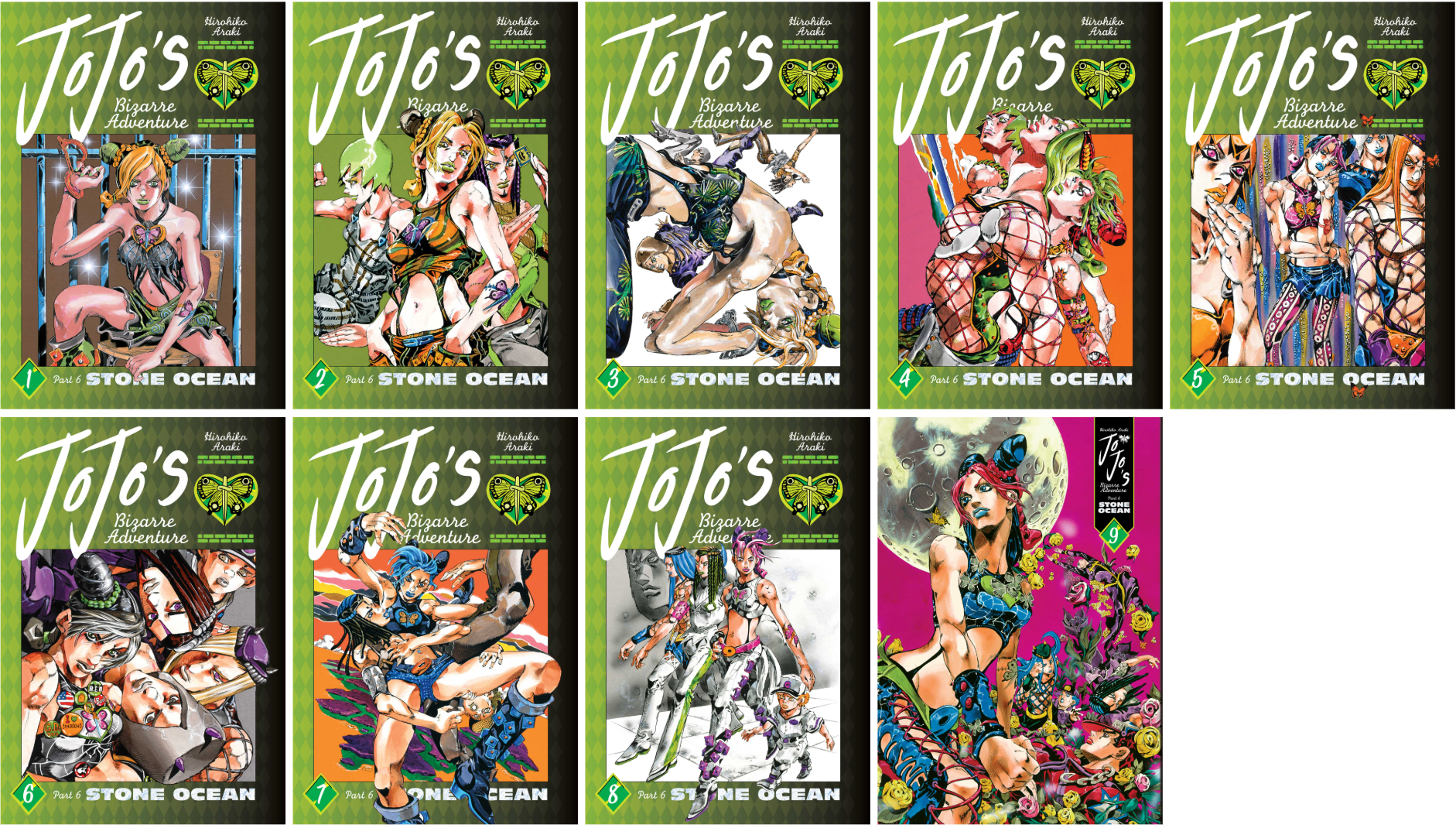 JoJo's Bizarre Adventure: Part 6 Stone Ocean HC Bundle (Complete)