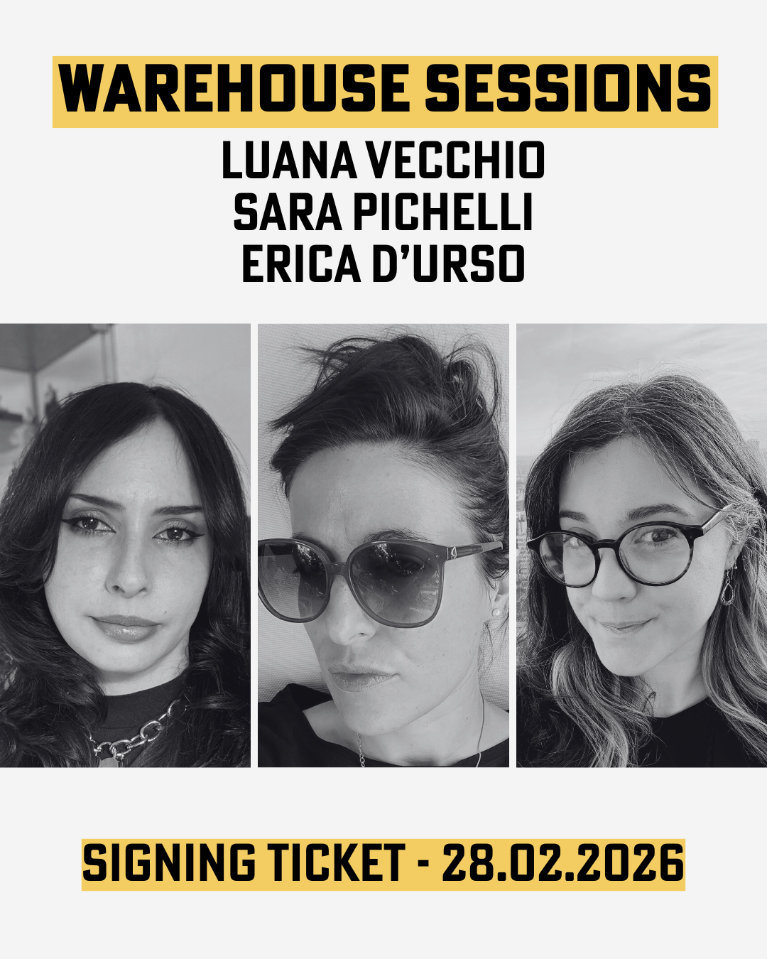 Berlin, 28.2.26 Signing @ Walt's Warehouse with Sara Pichelli, Luana Vecchio & Erica D'Urso — FREE Entry Ticket