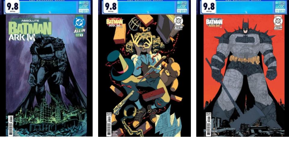 Absolute Batman: Ark M Special #1 3 x CGC 9.8 Bundle *PRE-ORDER*