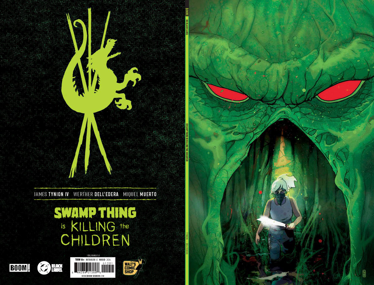 Swamp Thing Is Killing The Children #1 Walt’s Comic Shop Exclusive Virgin Foil Cover  LIM 250 SIGNED by Christian Ward *PRE-ORDER*