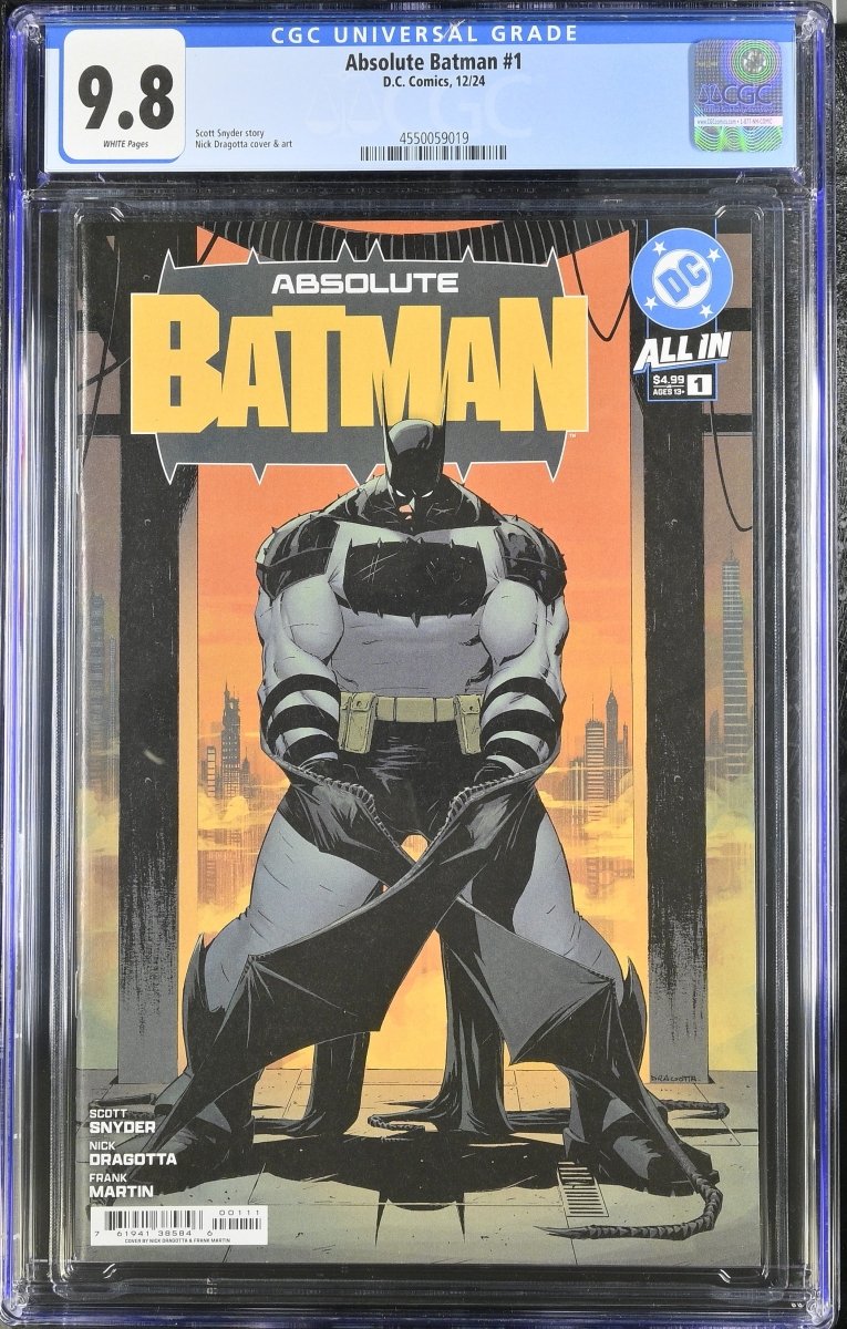 Absolute Batman 1 CGC 9.8 - Walt's Comic Shop