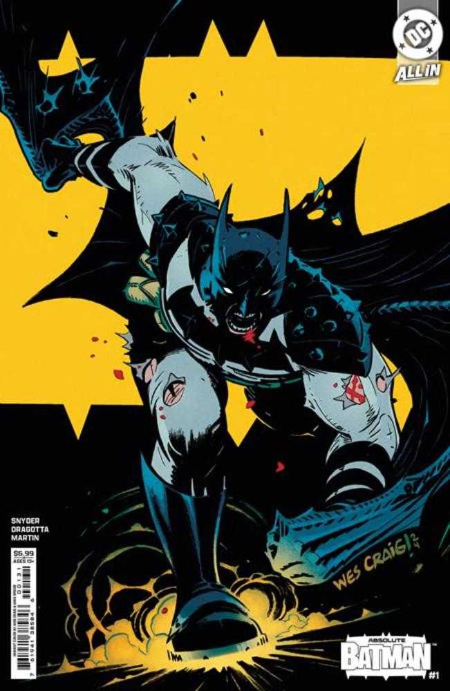 Absolute Batman #1 Cover B Wes Craig Card Stock Variant - Walt's Comic Shop