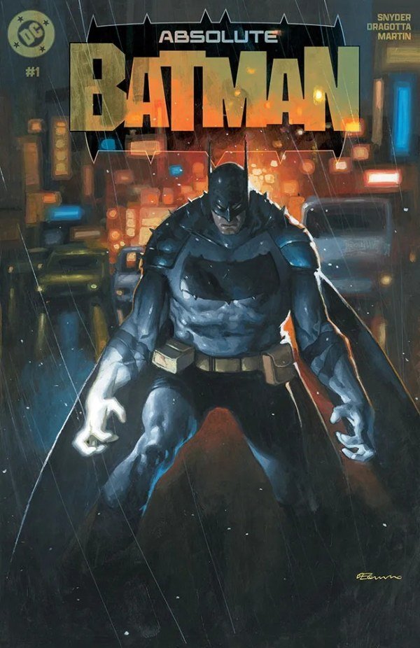 Absolute Batman #1 Diamond UK Fabrizio De Tommaso Variant *Max 1 copy per customer* - Walt's Comic Shop