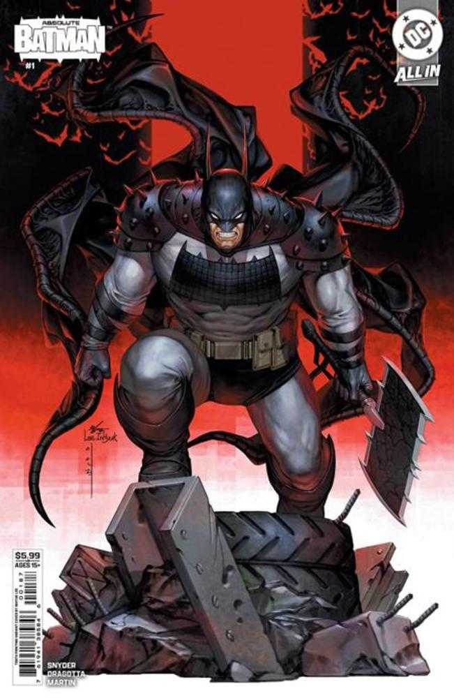Absolute Batman 1 Tenth Printing Cover B In Hyuk Lee Card Stock Variant - Walt's Comic Shop