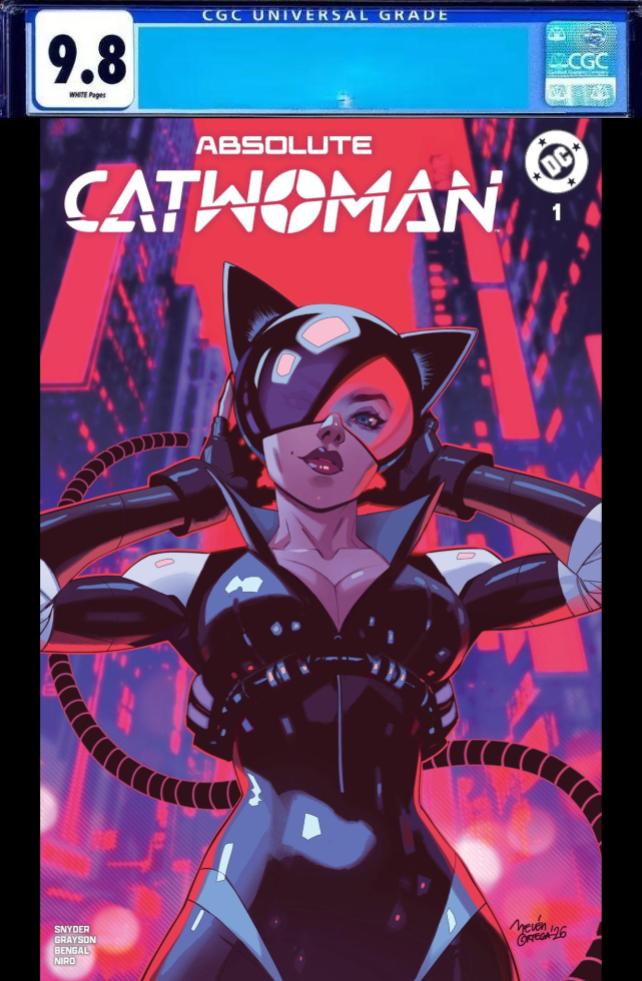 Absolute Catwoman #1 Walt's Comic Shop & Kings Comics Exclusive Belen Ortega Cover CGC 9.8 *PRE-ORDER*