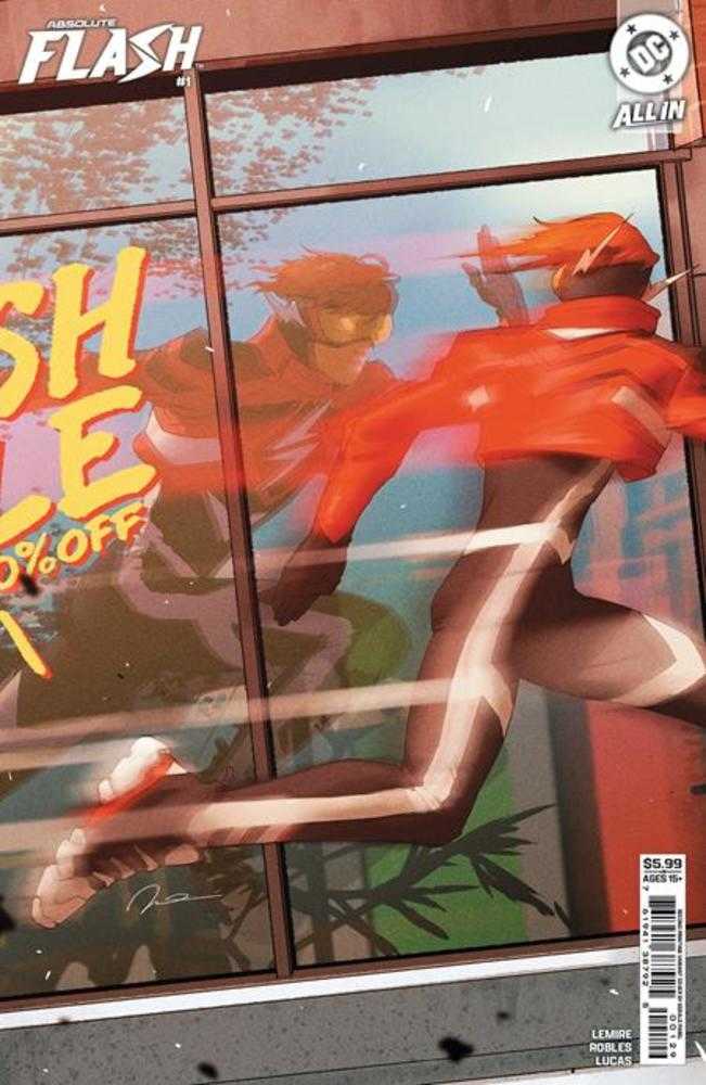 Absolute Flash 1 2nd Print Cover B Gerald Parel Card Stock Variant - Walt's Comic Shop