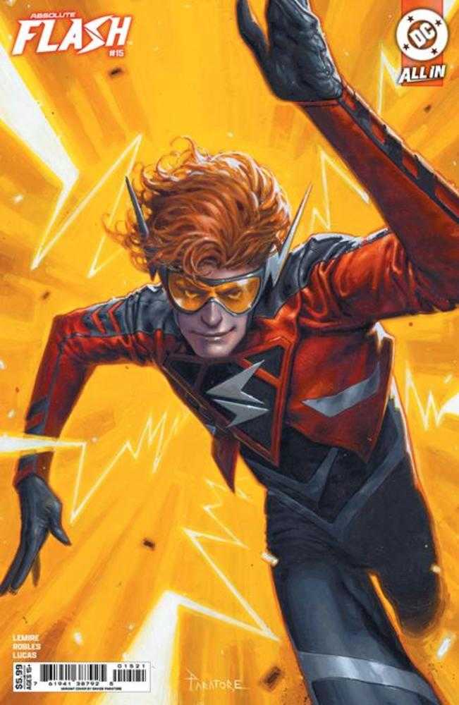 Absolute Flash 15 Cover B Davide Paratore Card Stock Variant - Walt's Comic Shop