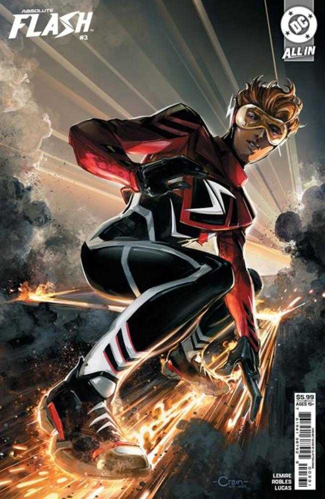 Absolute Flash 3 Cover C Clayton Crain Card Stock Variant - Walt's Comic Shop