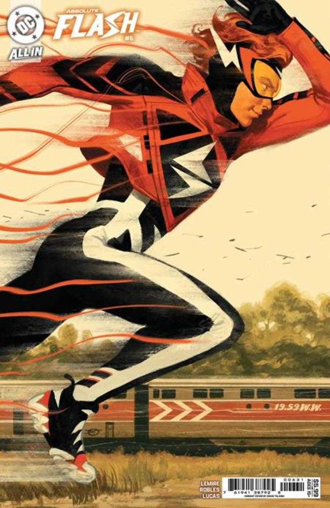 Absolute Flash 6 Cover B David Talaski Card Stock Variant - Walt's Comic Shop