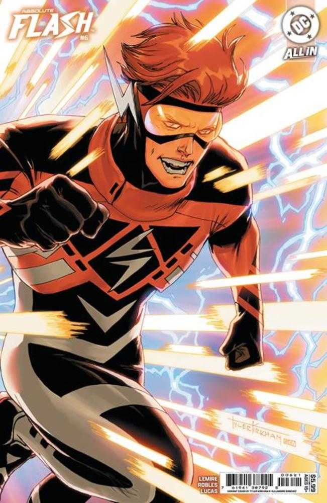 Absolute Flash 6 Cover C Tyler Kirkham Card Stock Variant - Walt's Comic Shop