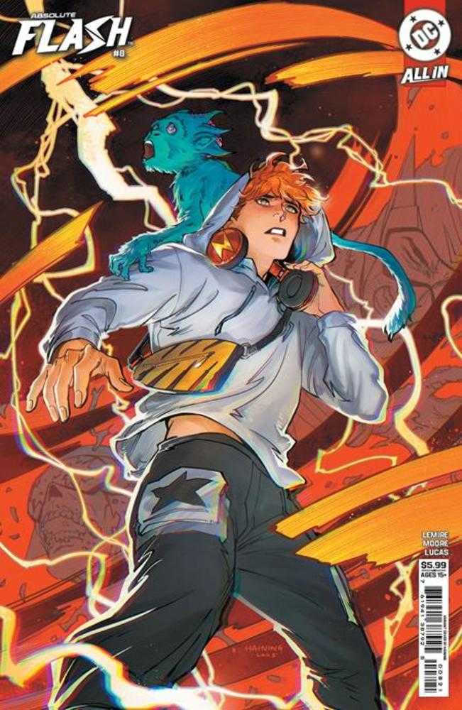 Absolute Flash 8 Cover B Haining Card Stock Variant - Walt's Comic Shop