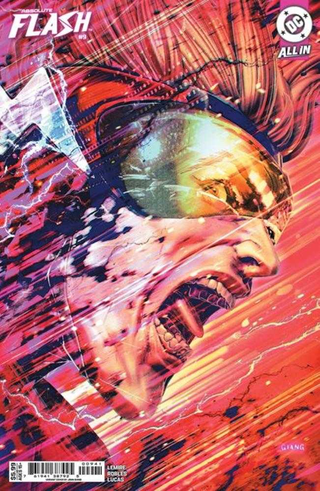 Absolute Flash 9 Cover B John Giang Card Stock Variant - Walt's Comic Shop