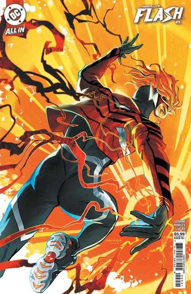 Absolute Flash 9 Cover D Haining Card Stock Variant - Walt's Comic Shop