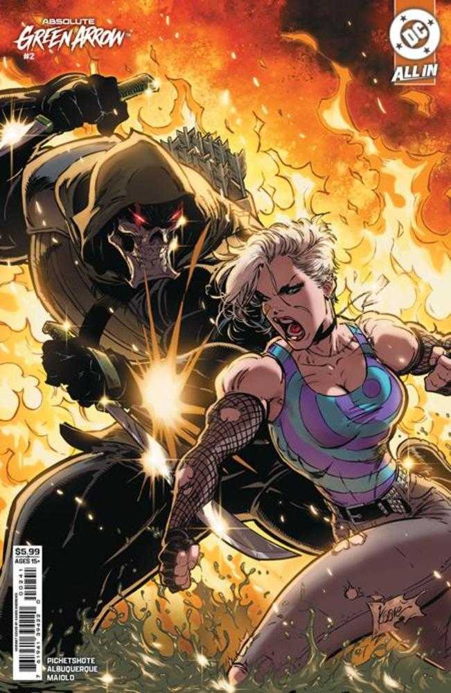 Absolute Green Arrow 2 (Of 6) Cover D Kaare Andrews Card Stock Variant - Walt's Comic Shop