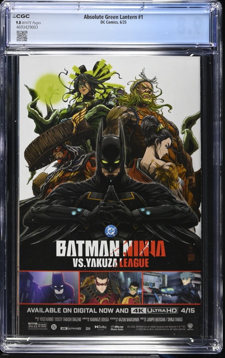 Absolute Green Lantern 1 Cover A Jahnoy Lindsay CGC 9.8 - Walt's Comic Shop