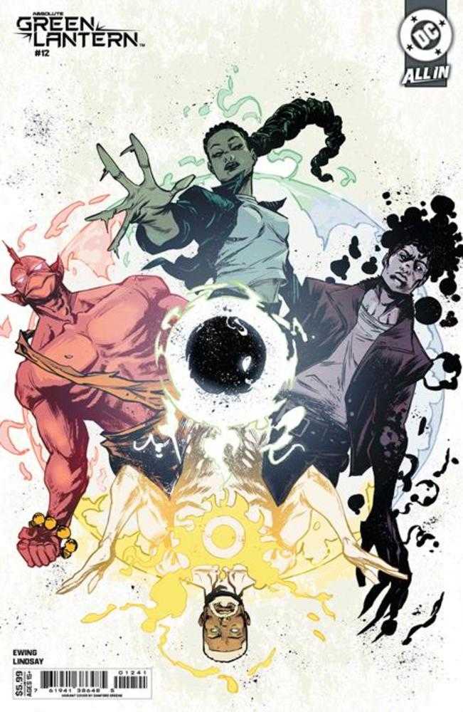 Absolute Green Lantern 12 Cover D Sanford Greene Card Stock Variant - Walt's Comic Shop