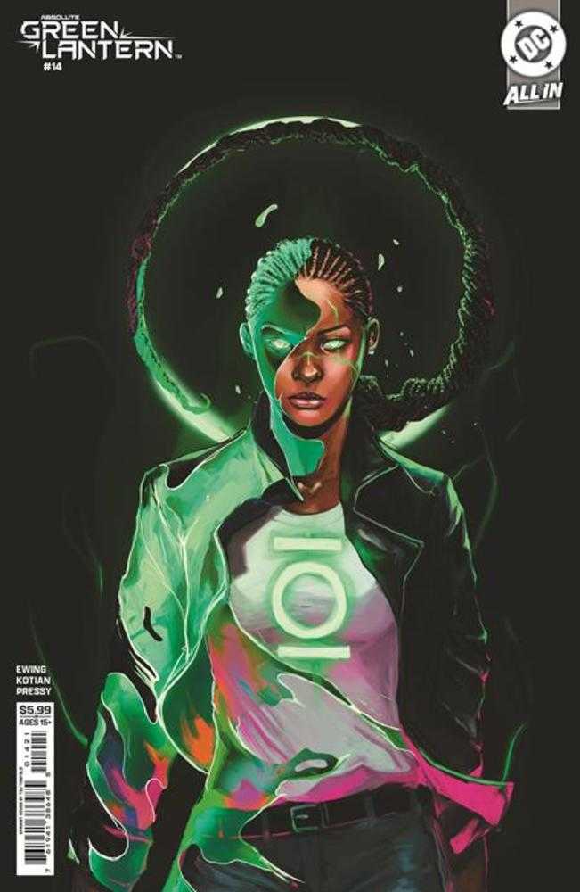 Absolute Green Lantern 14 Cover B Taj Tenfold Card Stock Variant - Walt's Comic Shop