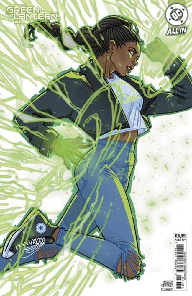 Absolute Green Lantern 14 Cover C Marguerite Sauvage Card Stock Variant - Walt's Comic Shop