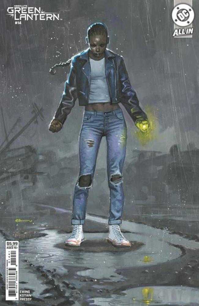 Absolute Green Lantern 14 Cover D Fabrizio De Tommaso Card Stock Variant - Walt's Comic Shop