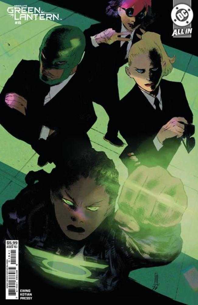 Absolute Green Lantern 15 Cover D Werther Dell Edera Card Stock Variant - Walt's Comic Shop
