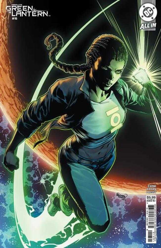 Absolute Green Lantern 16 Cover B Carlo Pagulayan Card Stock Variant - Walt's Comic Shop