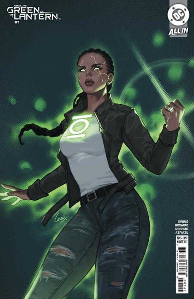 Absolute Green Lantern 7 Cover C Lesley Leirix Li Card Stock Variant - Walt's Comic Shop