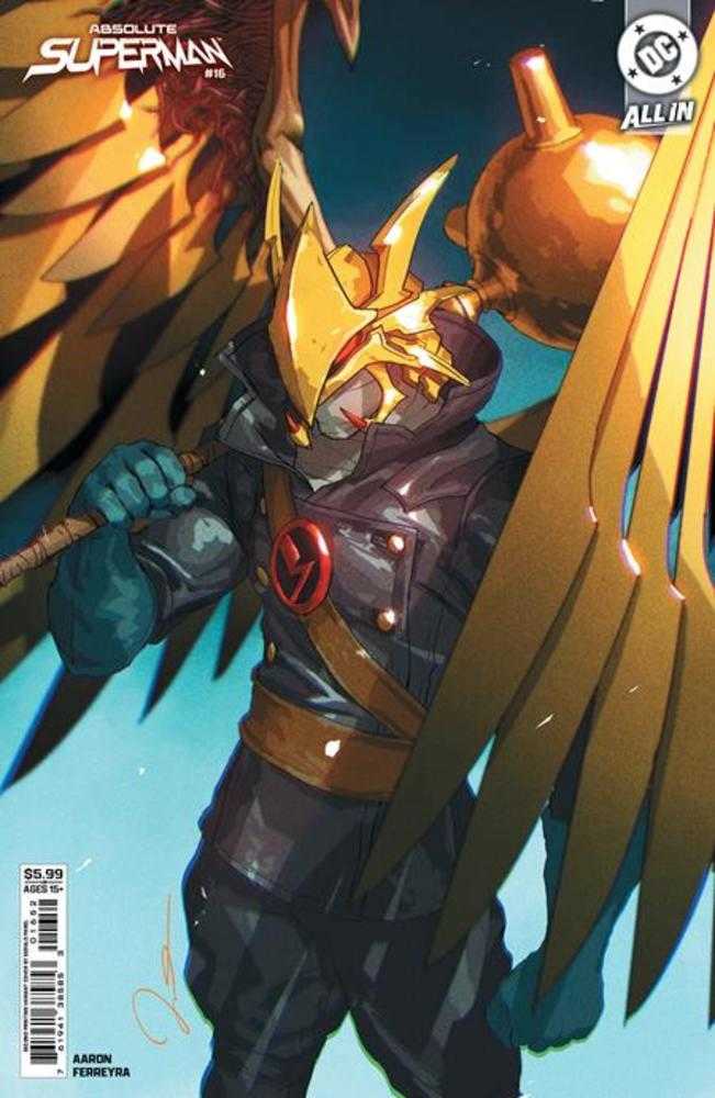 Absolute Superman 16 2nd Print Cover B Gerald Parel Card Stock Variant - Walt's Comic Shop