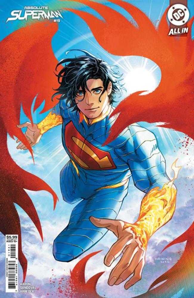 Absolute Superman 19 Cover D Haining Card Stock Variant - Walt's Comic Shop