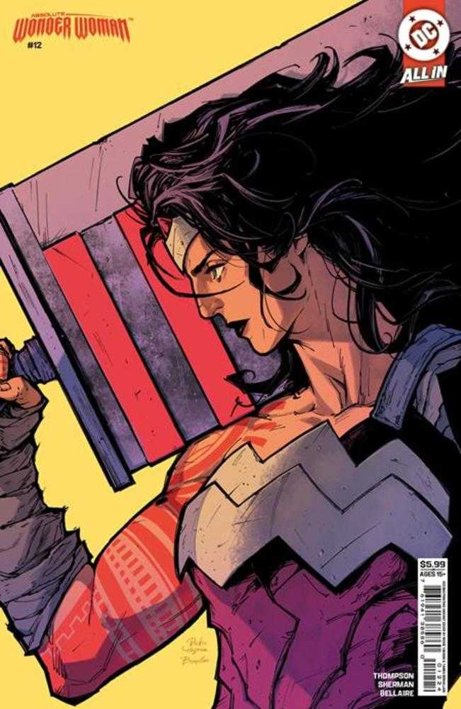 Absolute Wonder Woman 12 2nd Print Cover B Rickie Yagawa Card Stock Variant - Walt's Comic Shop