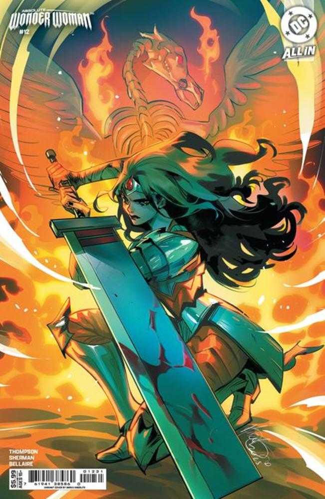 Absolute Wonder Woman 12 Cover B Mirka Andolfo Card Stock Variant - Walt's Comic Shop