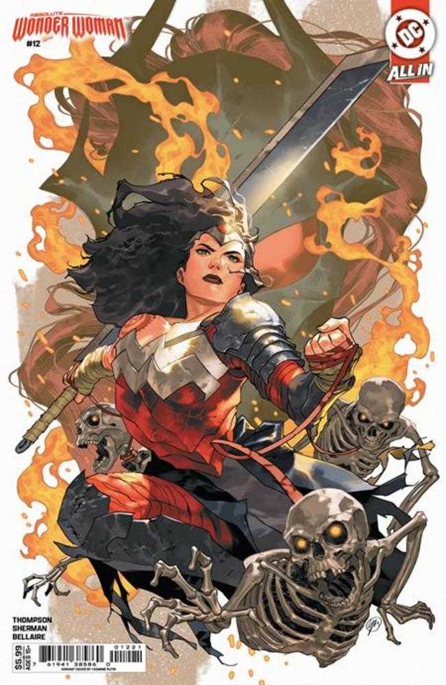 Absolute Wonder Woman 12 Cover C Yasmine Putri Card Stock Variant - Walt's Comic Shop
