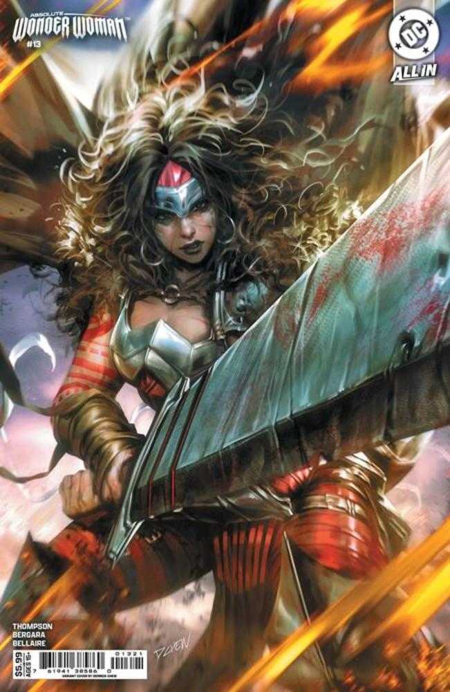 Absolute Wonder Woman 13 Cover B Derrick Chew Card Stock Variant - Walt's Comic Shop