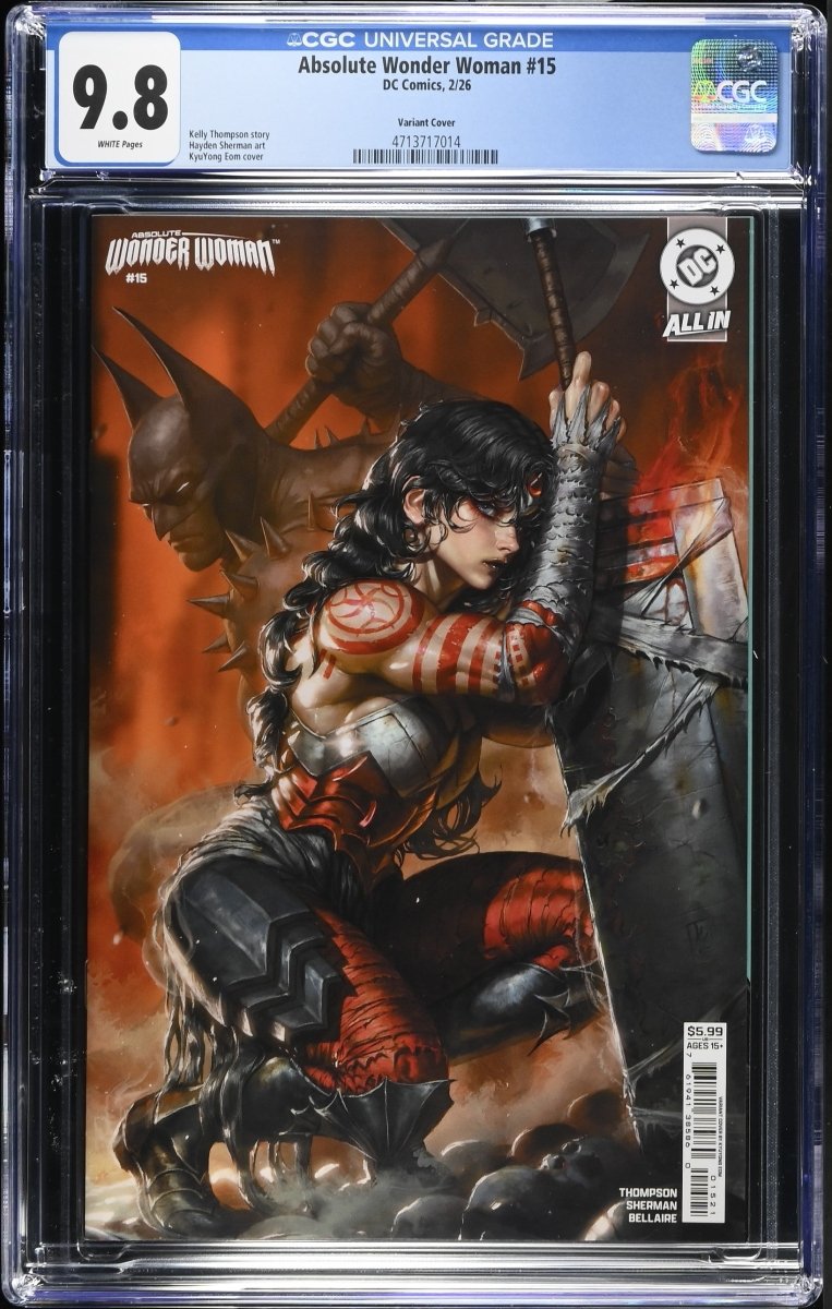 Absolute Wonder Woman 15 Cover D KyuYong Eom Variant CGC 9.8 - Walt's Comic Shop
