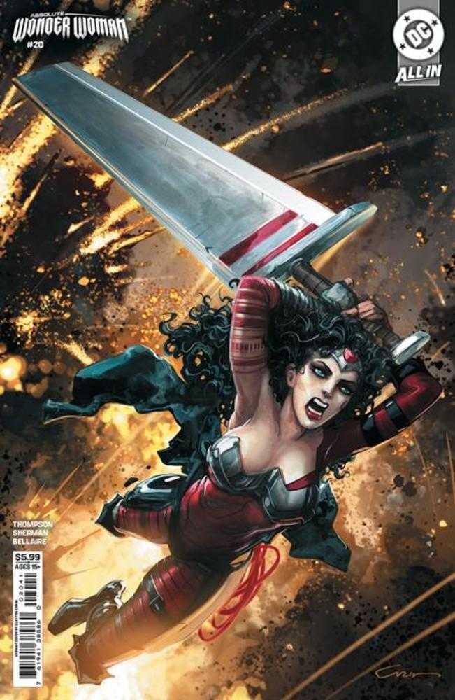 Absolute Wonder Woman 20 Cover D Clayton Crain Card Stock Variant - Walt's Comic Shop
