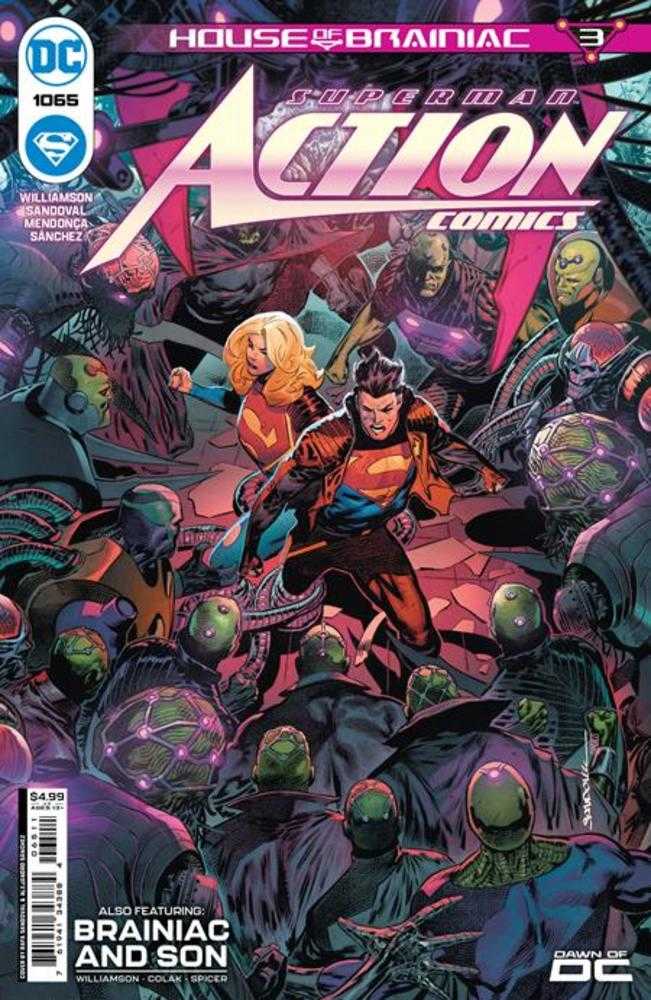 Action Comics #1065 Cover A Rafa Sandoval (House Of Brainiac) - Walt's Comic Shop