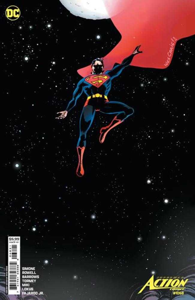 Action Comics #1068 Cover B Wes Craig Card Stock Variant - Walt's Comic Shop