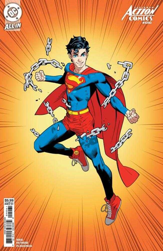Action Comics 1090 Cover E Dan Mora Corner Box Card Stock Variant - Walt's Comic Shop