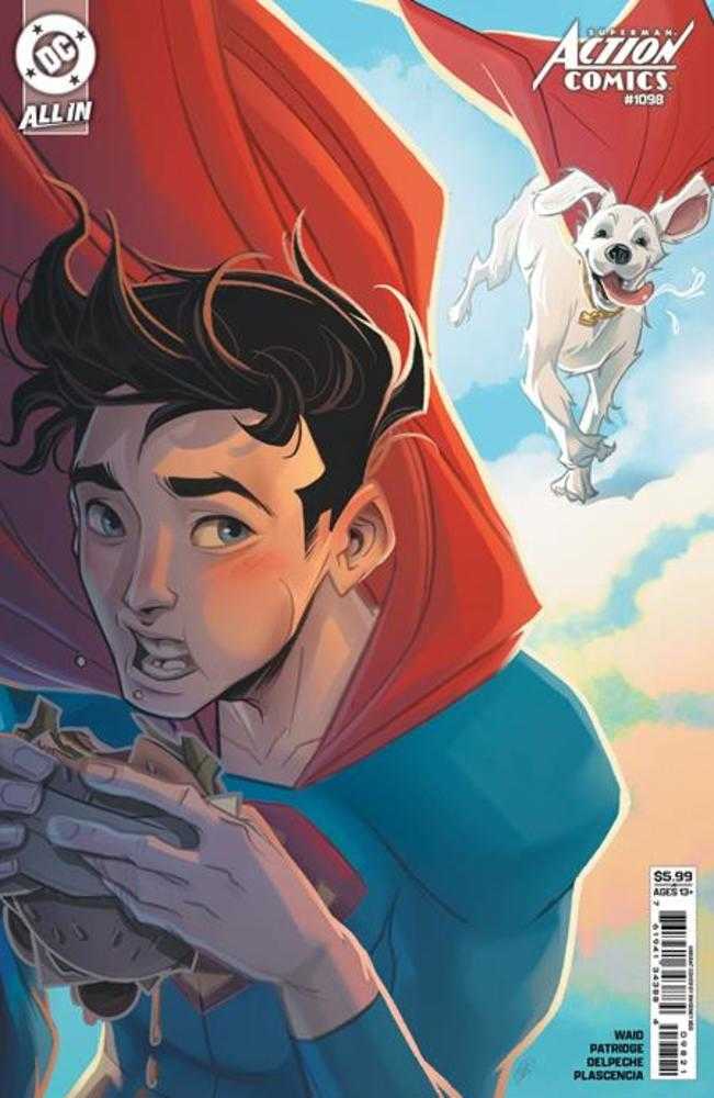 Action Comics 1098 Cover B Sweeney Boo Card Stock Variant (The Reign Of The Superboys) - Walt's Comic Shop