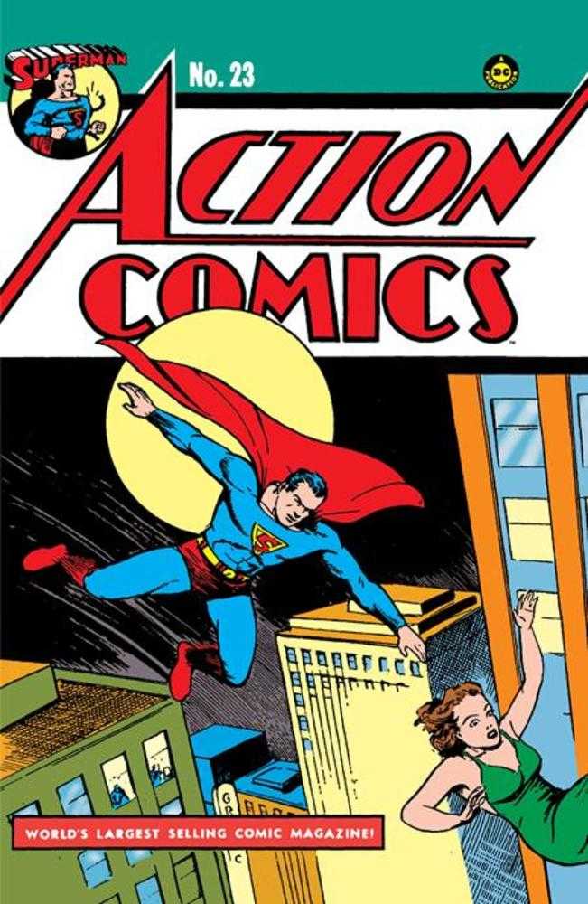 Action Comics 23 Facsimile Edition Cover B Joe Shuster Foil Variant - Walt's Comic Shop