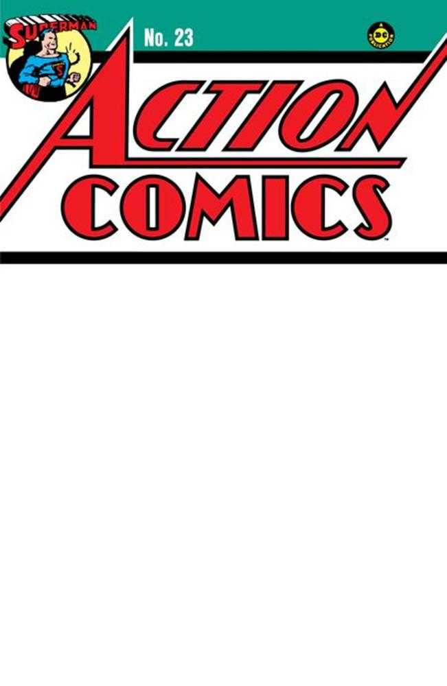 Action Comics 23 Facsimile Edition Cover C Blank Variant - Walt's Comic Shop