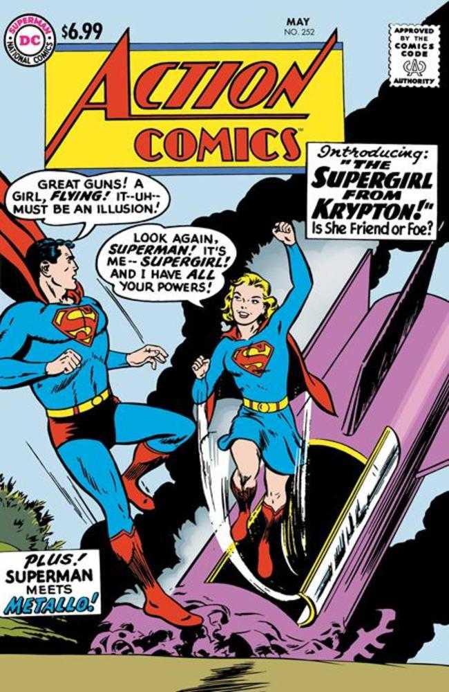 Action Comics 252 Facsimile Edition Cover B Curt Swan Foil Variant - Walt's Comic Shop