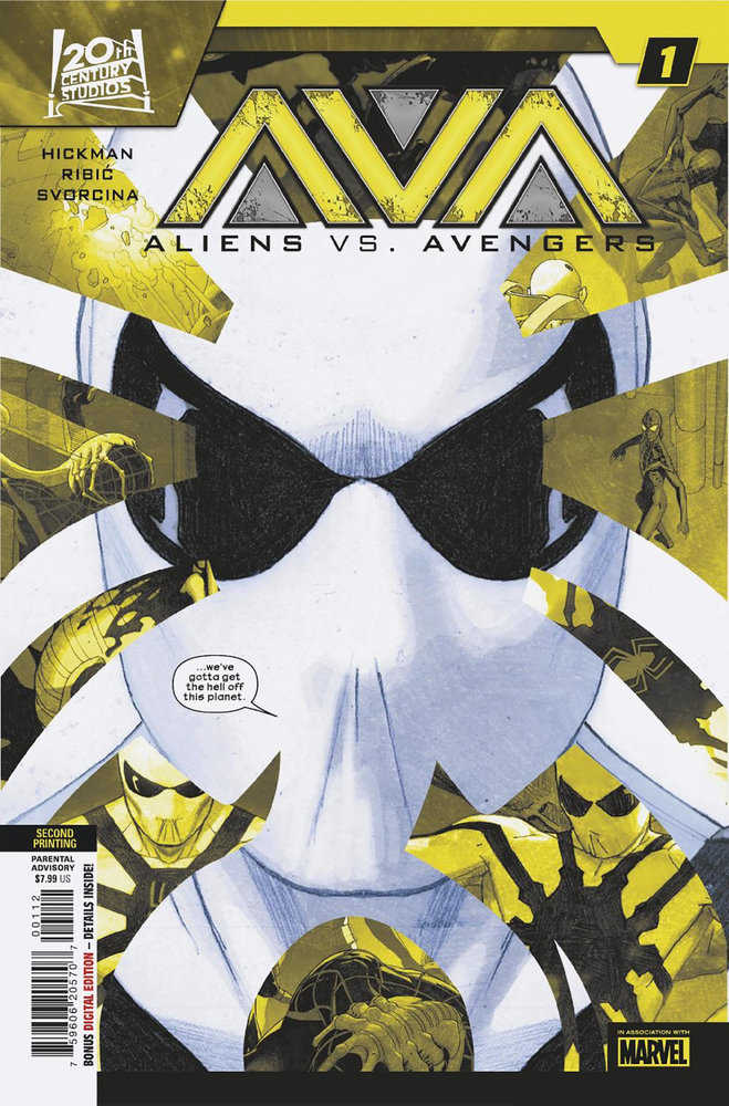 Aliens vs. Avengers #1 Esad Ribic 2nd Print Variant - Walt's Comic Shop