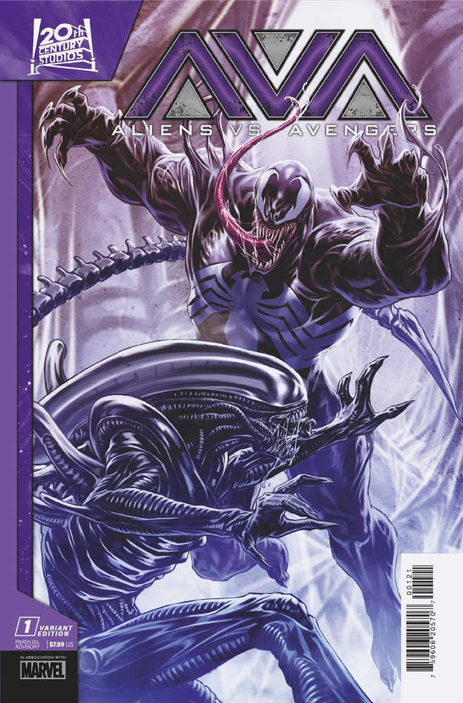 Aliens vs Avengers #1 Mark Brooks Variant - Walt's Comic Shop