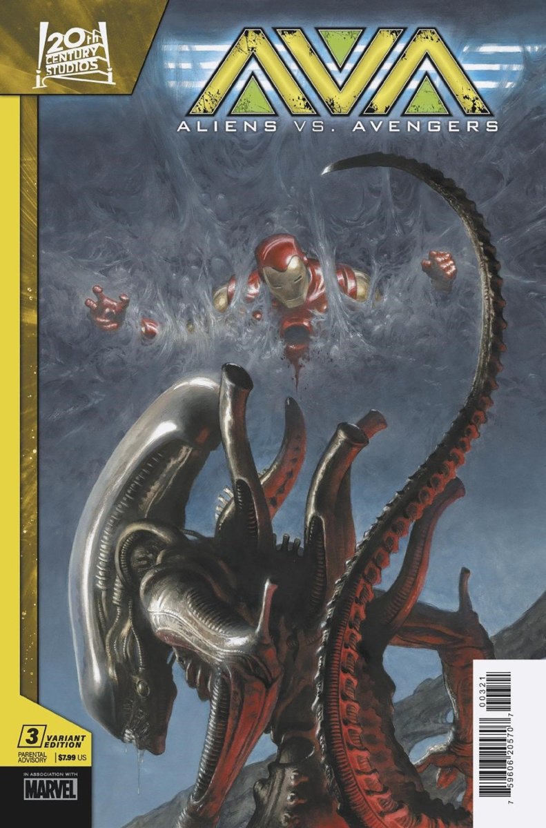 Aliens vs Avengers #3 (Of 4) Paolo Rivera Variant *one copy per customer* - Walt's Comic Shop