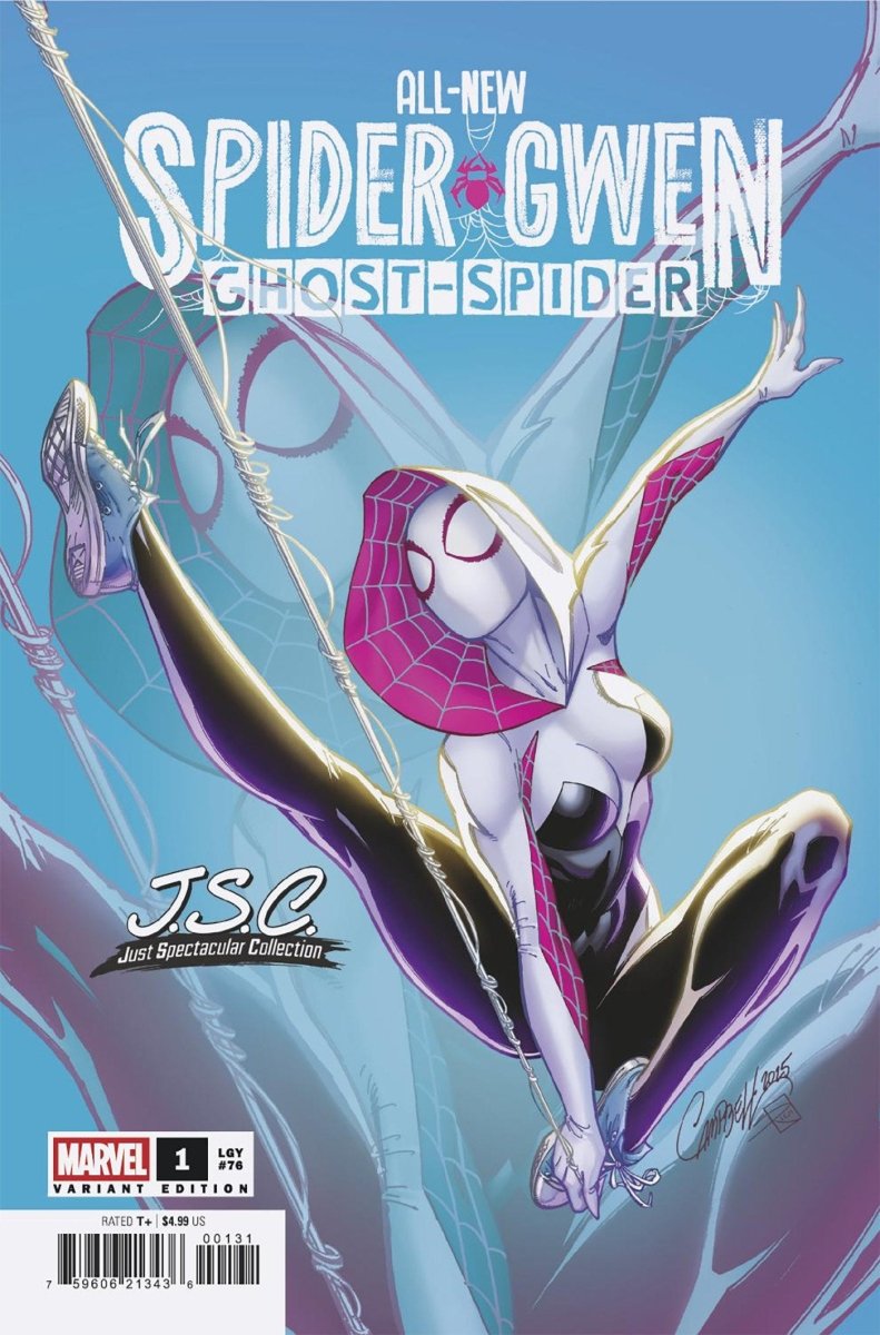 All - New Spider - Gwen: The Ghost - Spider 1 J. Scott Campbell Just Spectacular Collection Variant - Walt's Comic Shop