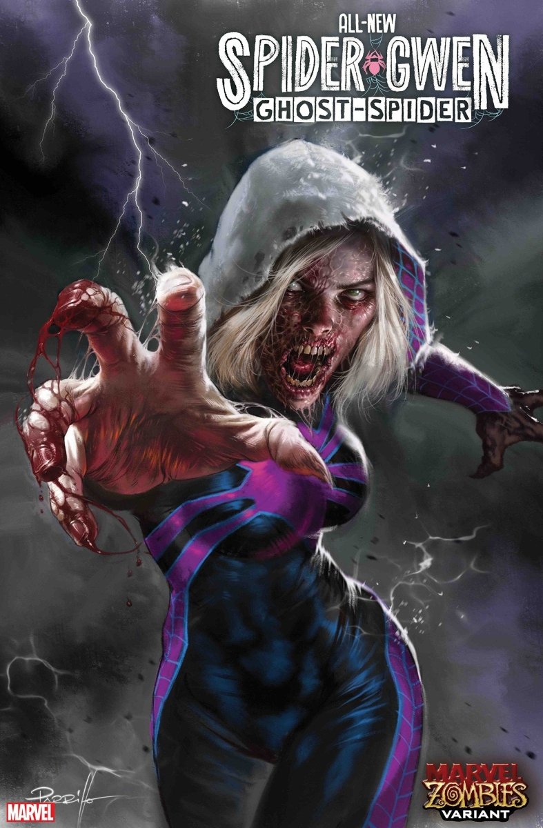 All New Spider Gwen: The Ghost Spider 3 Lucio Parrillo Marvel Zombies Variant - Walt's Comic Shop