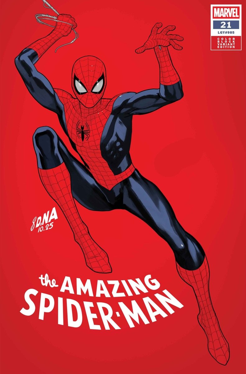 Amazing Spider - Man 21 David Nakayama Color Block Red Variant - Walt's Comic Shop